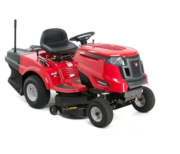 Tondeuse autoportée MTD Smart RE 125 – Moteur 382 cm³ – Coupe 92 cm – Ramassage 240L – 6 vitesses Transmatic
