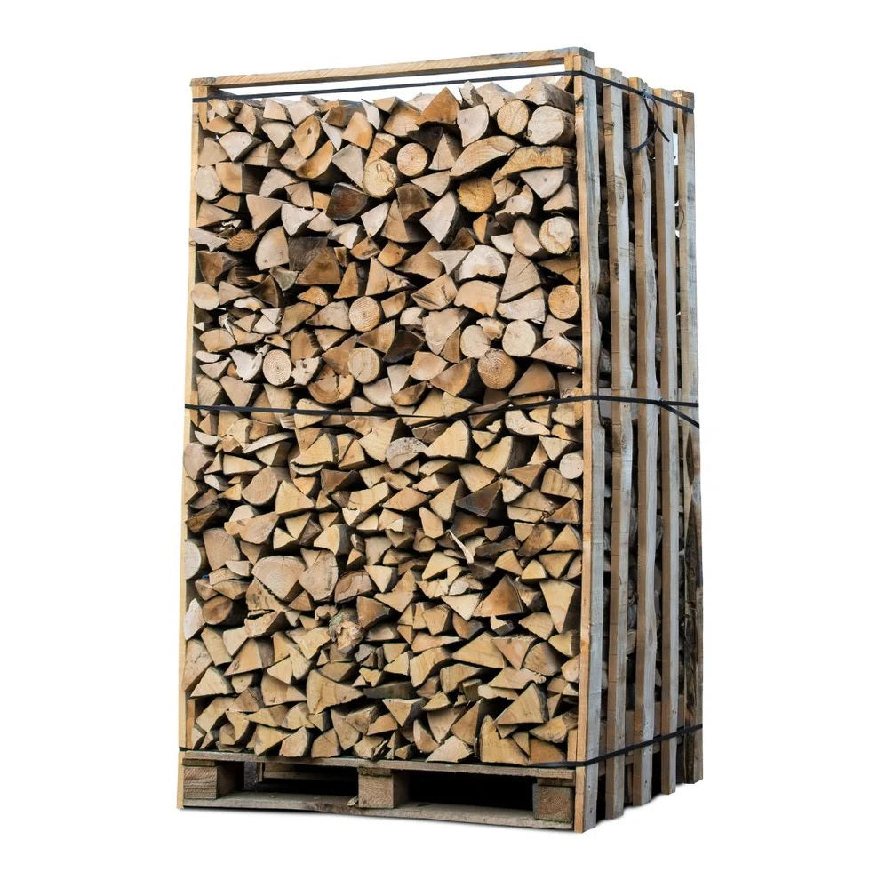 Box bois 2 m³ bûches feuillus durs – 30 ou 45 cm – Bois de chauffage premium en box