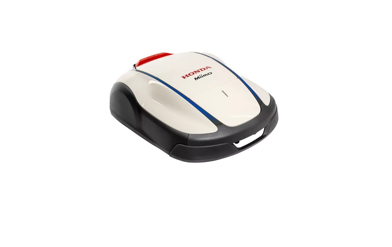 Robot Tondeuse Honda MIIMO HRM 1500 EC Live – 1500 m² – Connecté Bluetooth/GSM/GNSS – Étanche IPX4 – Mulching – Mode Coupe-bordures