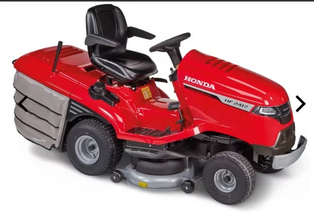 Tondeuse autoportée Honda HF 2417 HME – 102 cm – Vitesse variable – Mulching inclus – Confort haut de gamme
