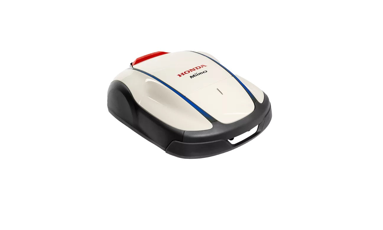 Robot Tondeuse Honda MIIMO HRM 2500 EC Live – 3000 m² – Connecté Bluetooth/GSM/GNSS – Étanche IPX4 – Mulching – Mode Coupe-bordures