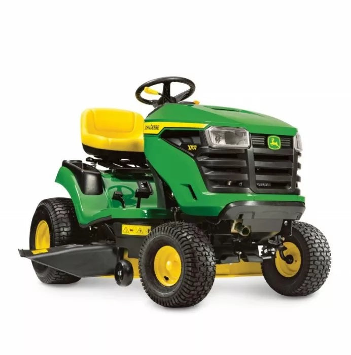 Tondeuse autoportée John Deere X107 – Moteur 500cc – Coupe 107cm – Transmission hydrostatique – Éjection latérale
