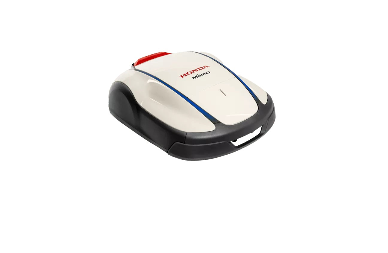 Robot Tondeuse Honda Miimo HRM 1000 E – Jusqu’à 1000 m² – Connecté Bluetooth – Étanche IPX4 – Mulching – Mode Coupe-bordures