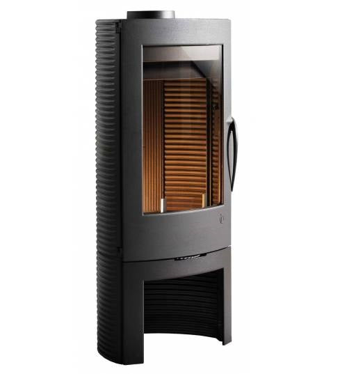 Poêle à bois Invicta Argos 12 kW – Fonte anthracite, haut rendement, bûches < 39 cm