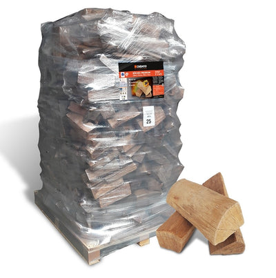Bûches de chauffage en vrac extra-sec – feuillus durs – 25, 30 ou 40 cm au choix