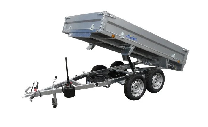 Remorque Voiture Lider 39560FPL – Basculante – 253x147 cm – PTAC 750 kg – 2 Essieux Non Freinés