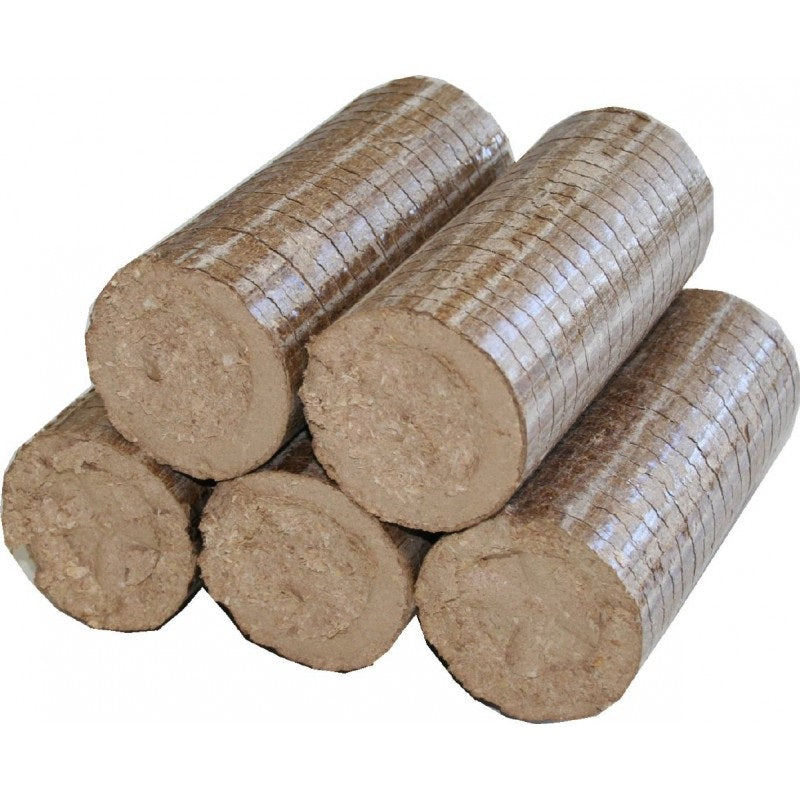 Palette Bûches compressées longue durée – 1008 kg – 100% naturelles – Grand Est – 168 sacs de 6 kg
