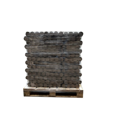 Palette Bûches compressées longue durée – 1008 kg – 100% naturelles – Grand Est – 168 sacs de 6 kg