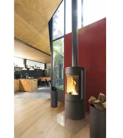 Poêle à bois étanche Invicta Altara 7 kW – Fonte noire, haut rendement, bûches 33 cm
