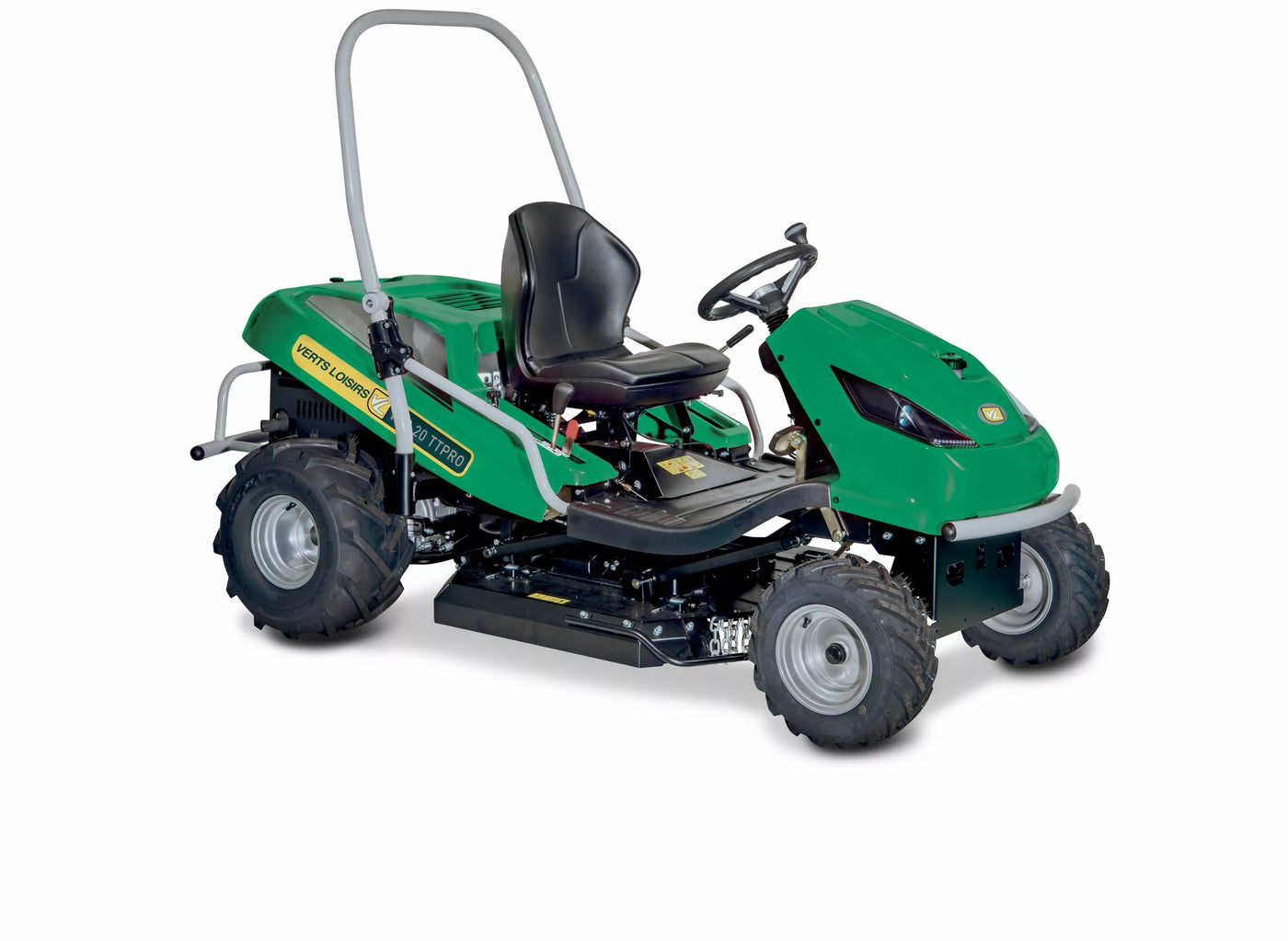 Tondeuse autoportée Verts Loisirs VL40HKBI – 102 cm – Moteur Kawasaki bicylindre – Bac 300 L – Transmission hydrostatique